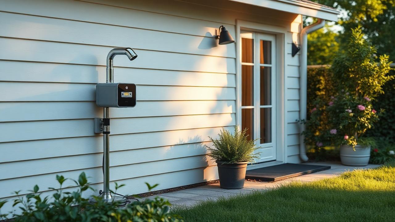 Pompe à chaleur air-eau réversible et radiateurs en fonte
