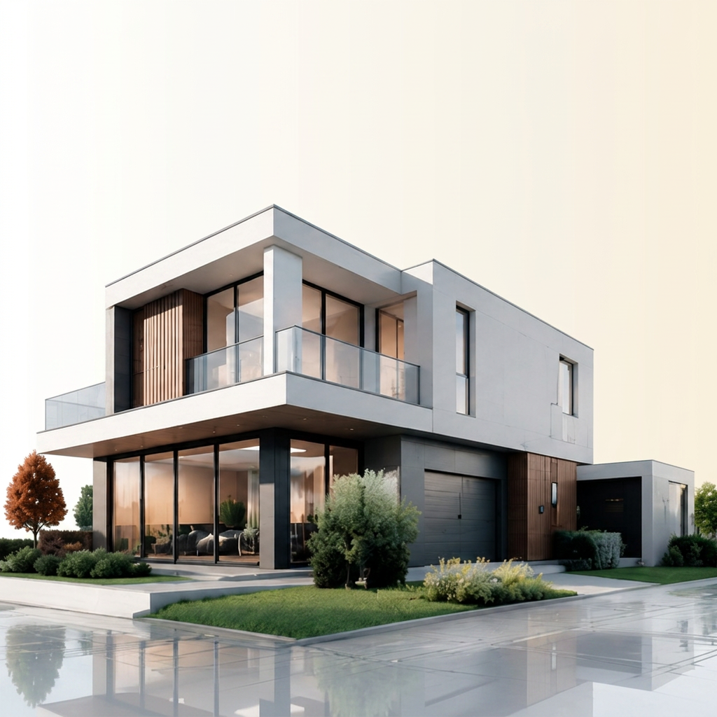 Maison contemporaine étudiée par BET-Thermique