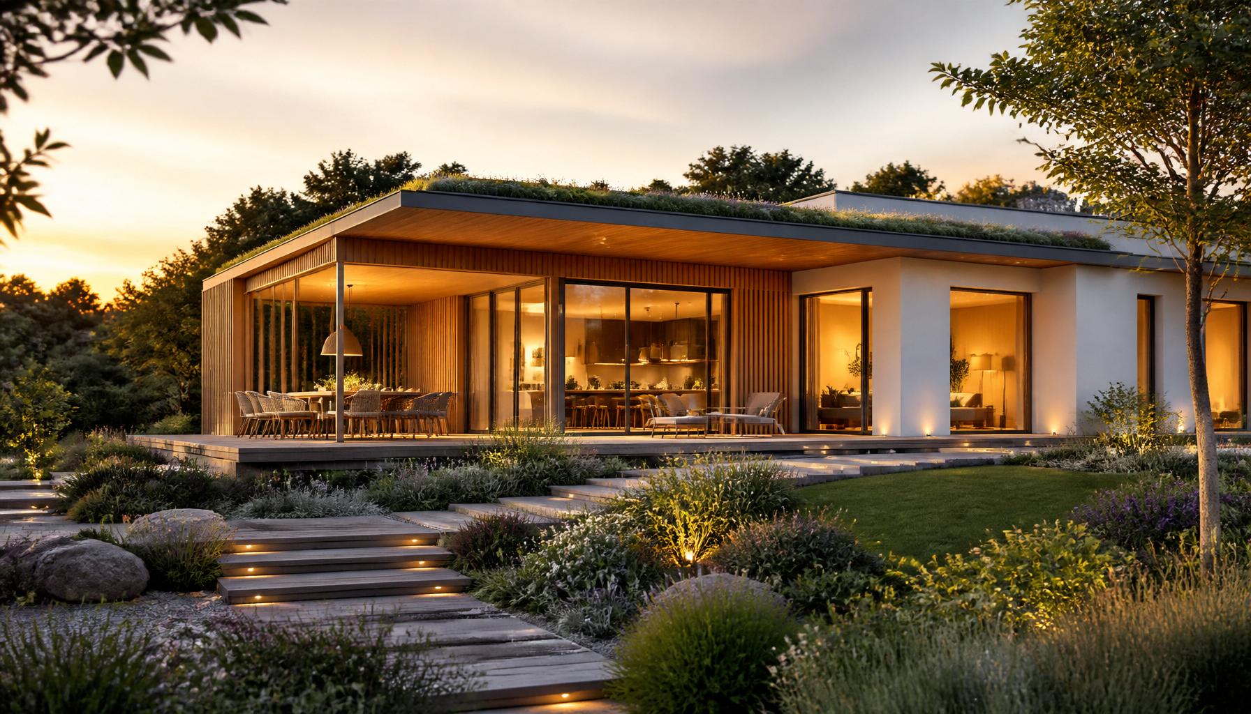 Maison contemporaine étudiée par BET-Thermique