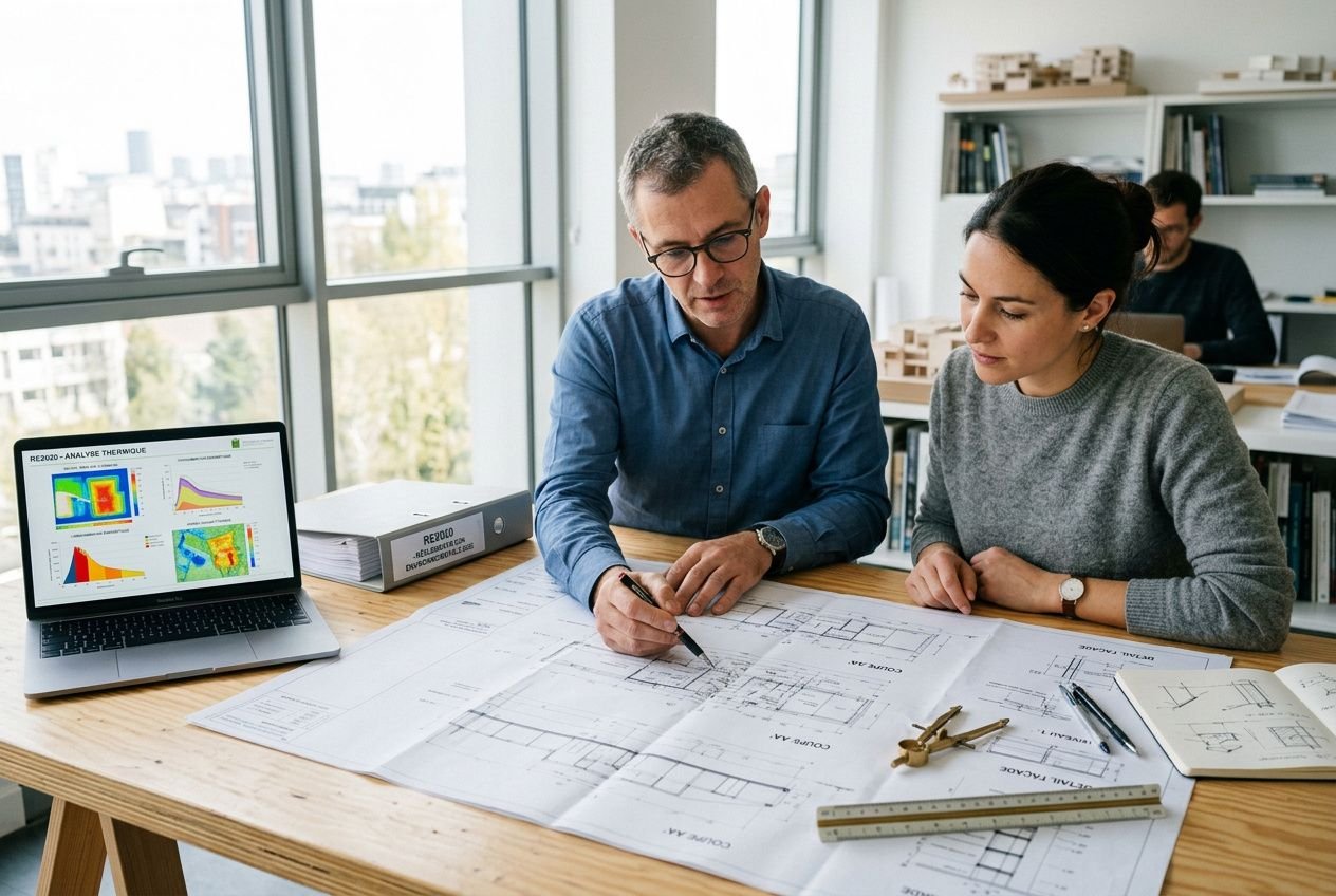 Consultation d'étude thermique pour permis de construire