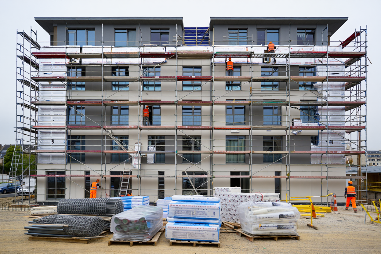 Rénovation énergétique d'un immeuble résidentiel