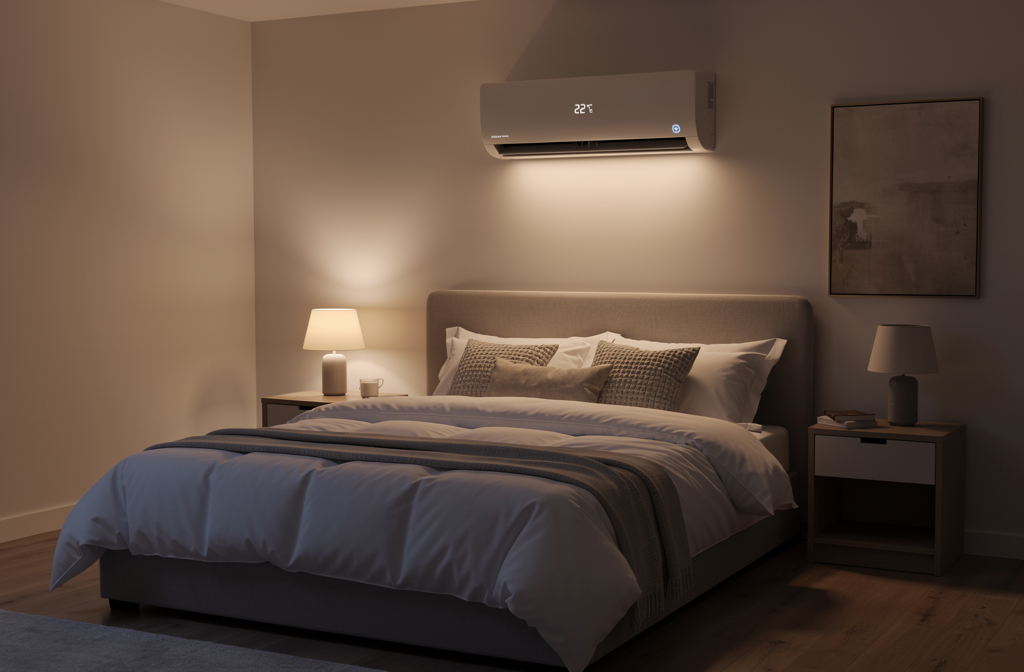 Confort thermique chambre climatisée la nuit