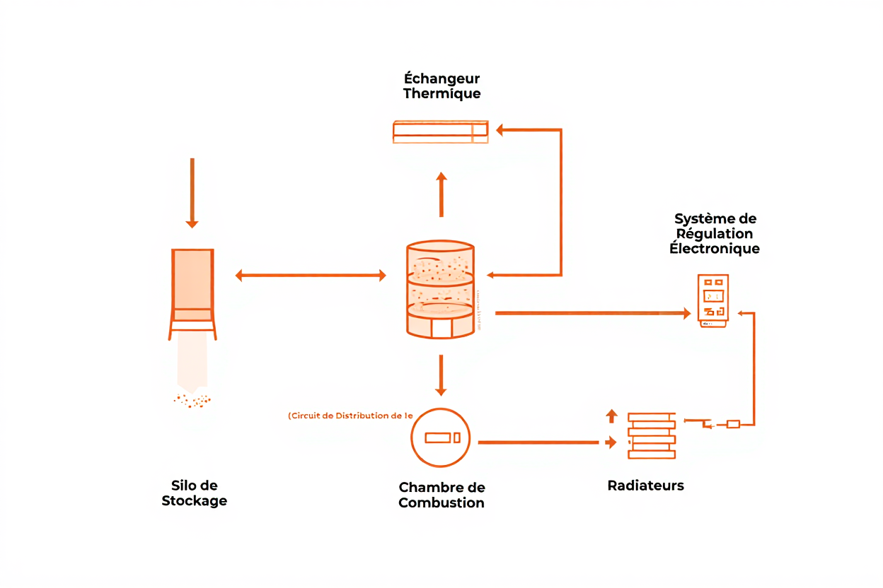 Fonctionnement d'une chaudière biomasse