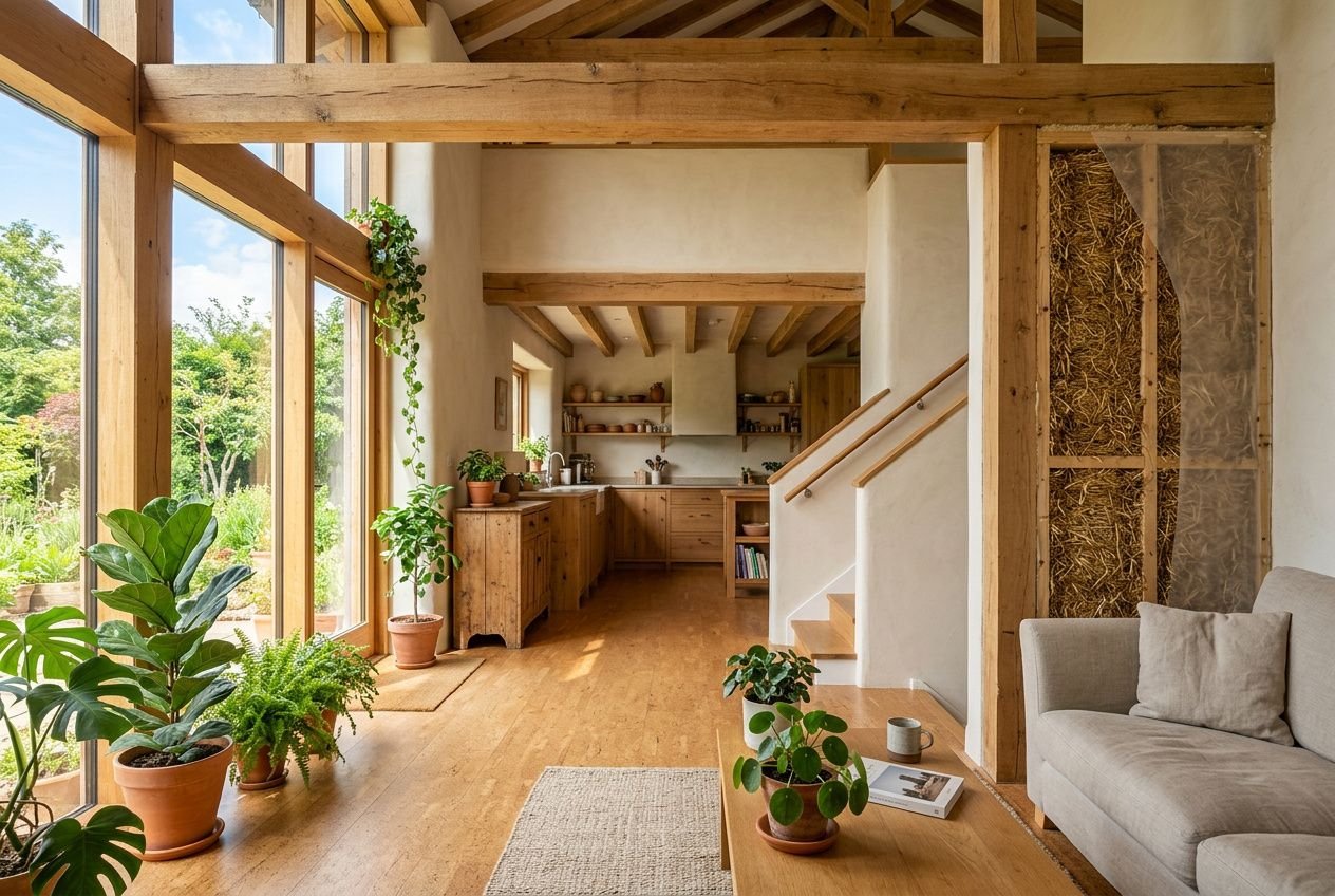 Matériaux écologiques pour maison : guide des matériaux naturels