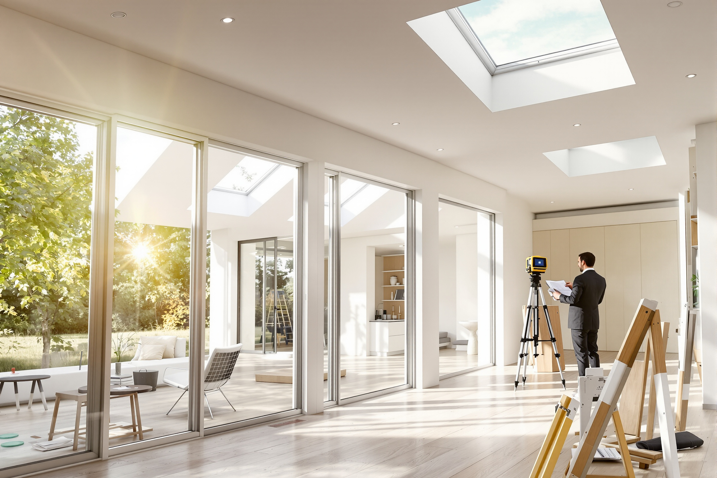 Mesure de l'éclairage naturel dans une construction RE2020