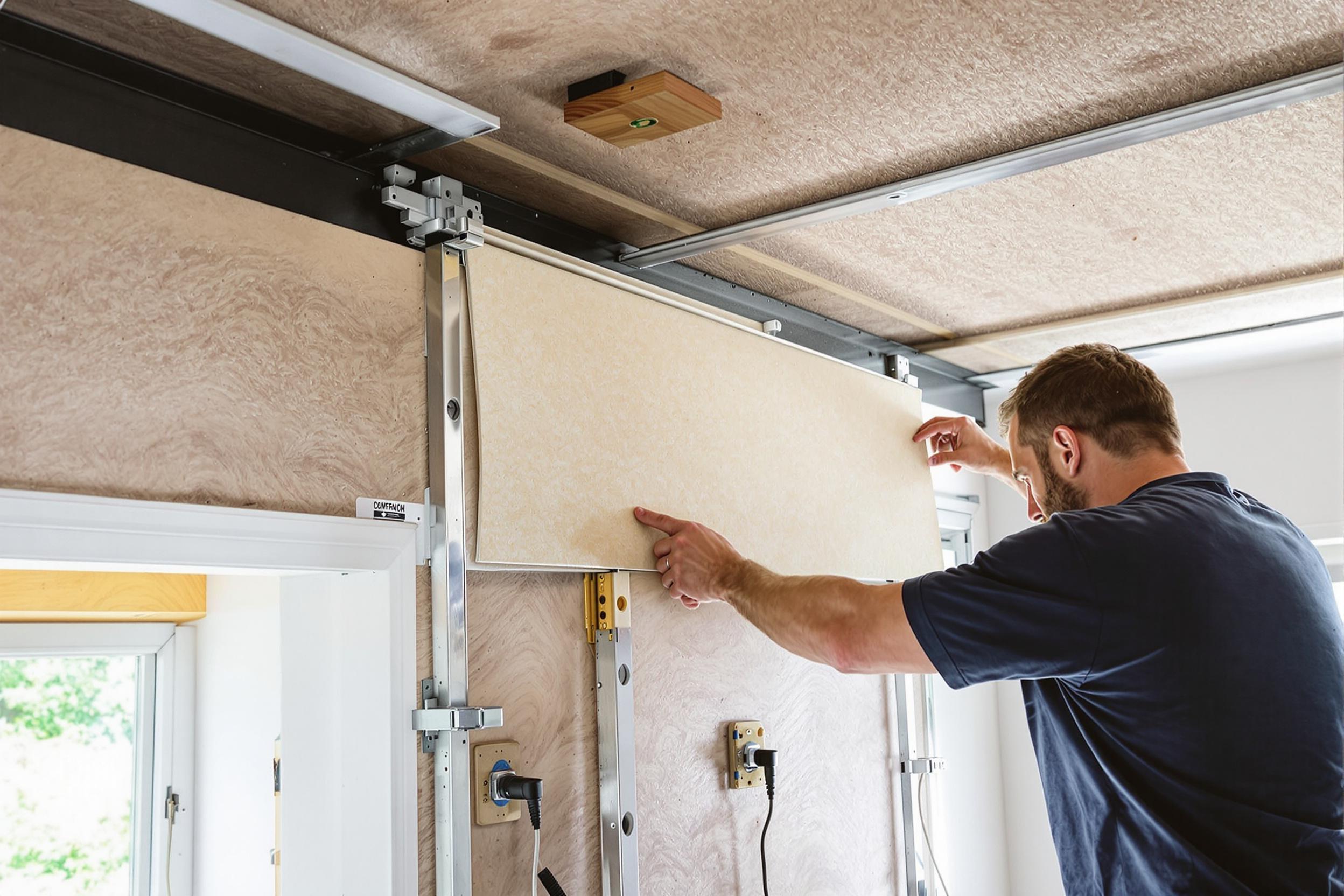 Pose d'isolation thermique sur mur intérieur