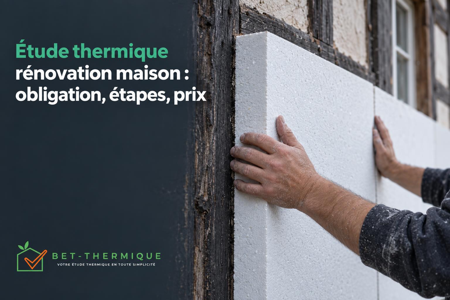 Un artisan pose des panneaux isolants sur un mur extérieur.