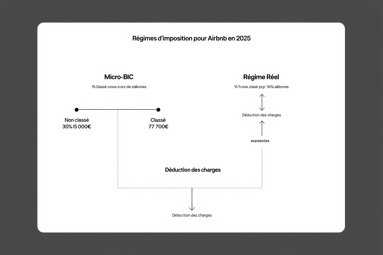 Régimes d'imposition Airbnb 2025