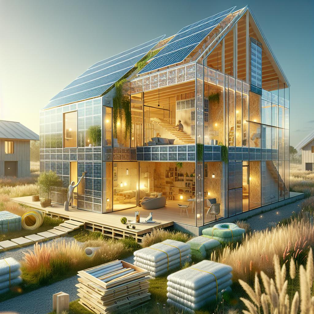 Construction d'une maison écologique respectant la RE2020