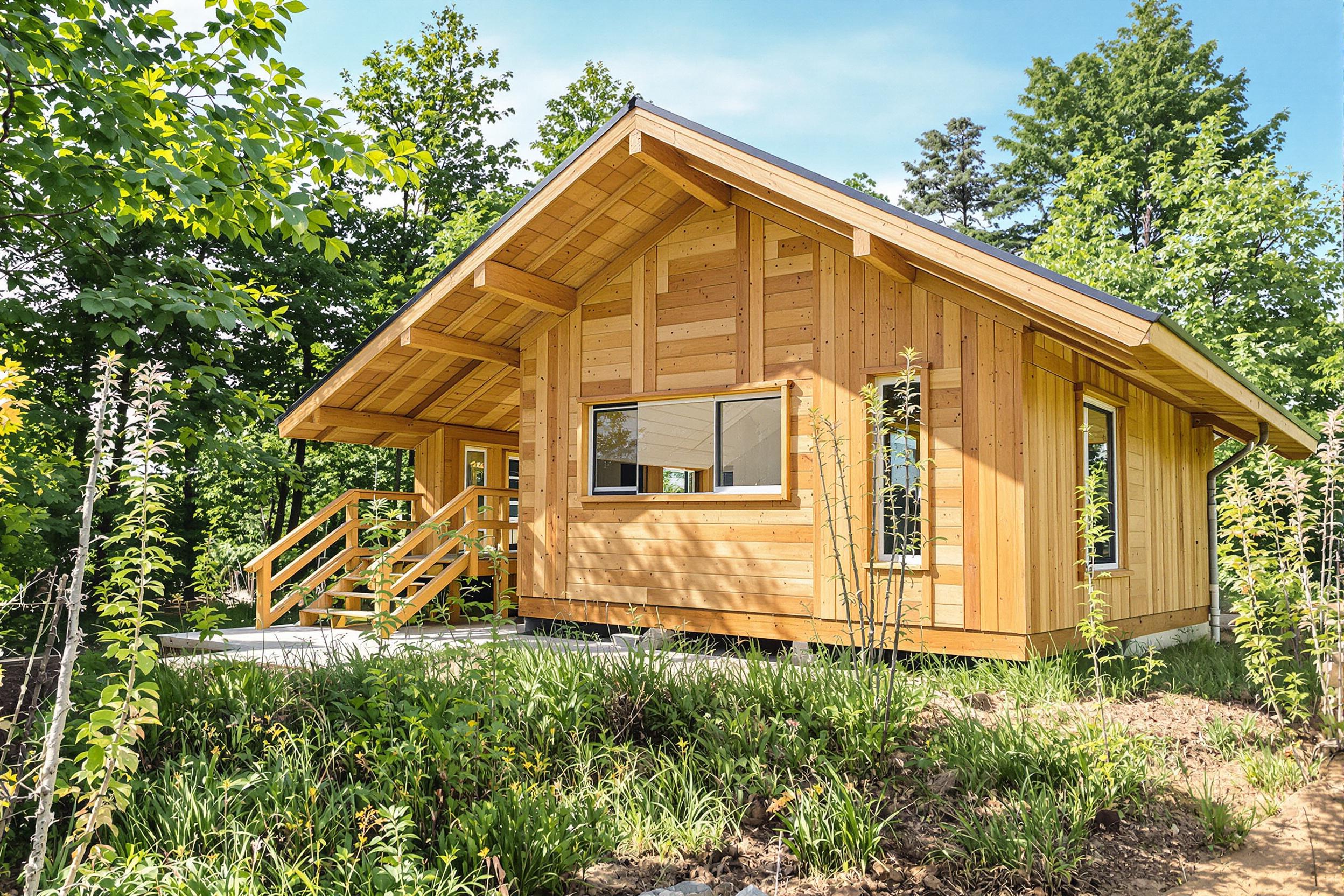 Maison écologique en bois